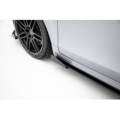 Maxton Design křidélka bočních difuzorů pro Audi TT 8J Facelift, plast ABS bez povrchové úpravy, S-Line