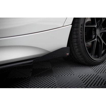 Maxton Design křidélka bočních difuzorů pro BMW řada 1 F20- F21 Facelift, černý lesklý plast ABS, M-Pack/M135i/M140i