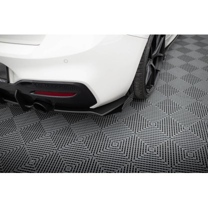 Maxton Design křidélka bočních difuzorů pro BMW řada 1 F20- F21 Facelift, černý lesklý plast ABS, M-Pack/M140i