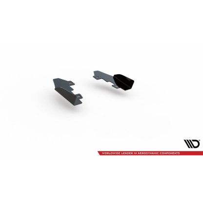 Maxton Design křidélka bočních difuzorů pro BMW řada 1 F20- F21 Facelift, černý lesklý plast ABS, M-Pack/M140i
