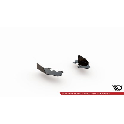 Maxton Design křidélka bočních difuzorů pro BMW řada 1 F20- F21 Facelift, černý lesklý plast ABS, M-Pack/M140i