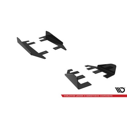 Maxton Design křidélka bočních difuzorů pro BMW řada 4 F32, F33, F36, plast ABS bez povrchové úpravy, Coupe M-pack / Cabrio M-Pack / Gran Coupe M-Pack