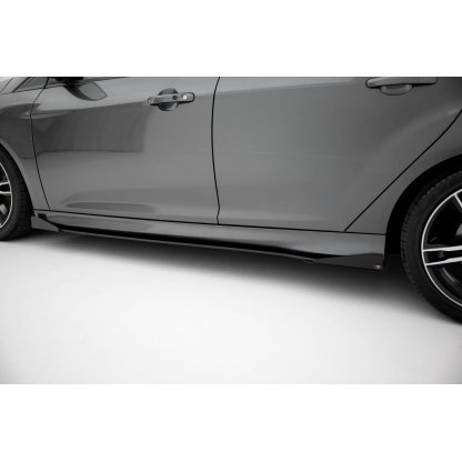 Maxton Design křidélka bočních difuzorů pro Ford Focus ST Mk3 Facelift, plast ABS bez povrchové úpravy
