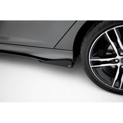 Maxton Design křidélka bočních difuzorů pro Ford Focus ST Mk3 Facelift, plast ABS bez povrchové úpravy