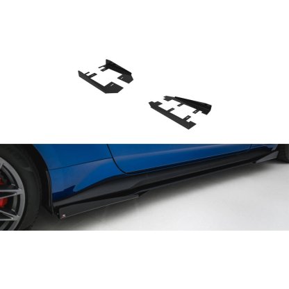 Maxton Design křidélka bočních difuzorů pro Ford Mustang Mk7 GT, plast ABS bez povrchové úpravy