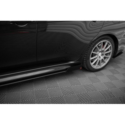 Maxton Design křidélka bočních difuzorů pro Mitsubishi Lancer Evo Mk10, plast ABS bez povrchové úpravy