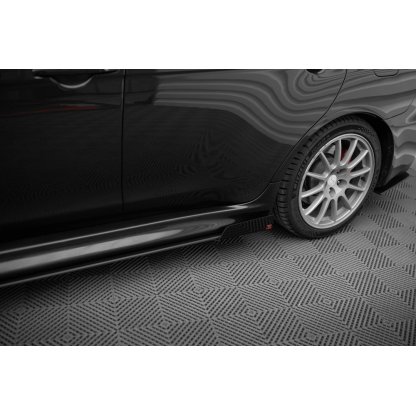Maxton Design křidélka bočních difuzorů pro Mitsubishi Lancer Evo Mk10, plast ABS bez povrchové úpravy