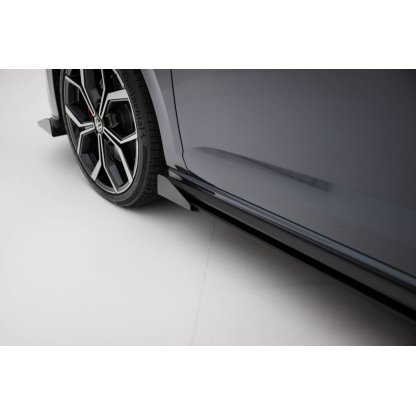 Maxton Design křidélka bočních difuzorů pro Volkswagen Polo GTI Mk6 Facelift, plast ABS bez povrchové úpravy