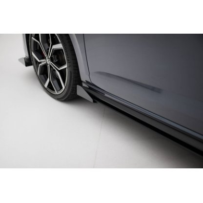 Maxton Design křidélka bočních difuzorů pro Volkswagen Polo GTI Mk6 Facelift, plast ABS bez povrchové úpravy