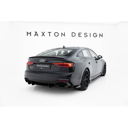 Maxton Design křidélka bočních difuzorů zad. nárazníku pro Audi RS5 F5, plast ABS bez povrchové úpravy, Sportback