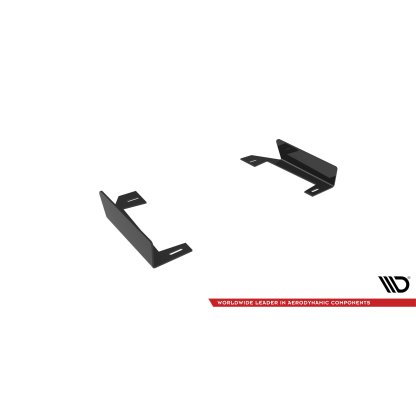 Maxton Design křidélka bočních difuzorů zad. nárazníku pro BMW řada 2 G42 M-Pack, černý lesklý plast ABS