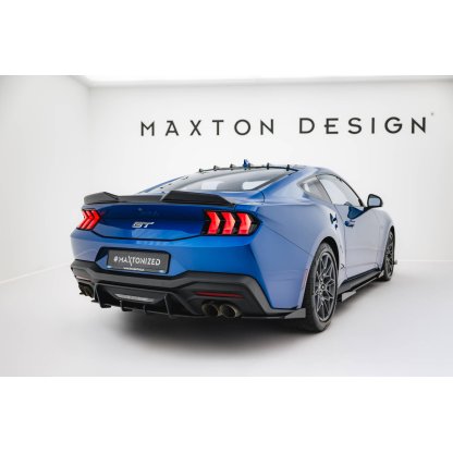 Maxton Design křidélka bočních difuzorů zad. nárazníku pro Ford Mustang Mk7 GT, plast ABS bez povrchové úpravy