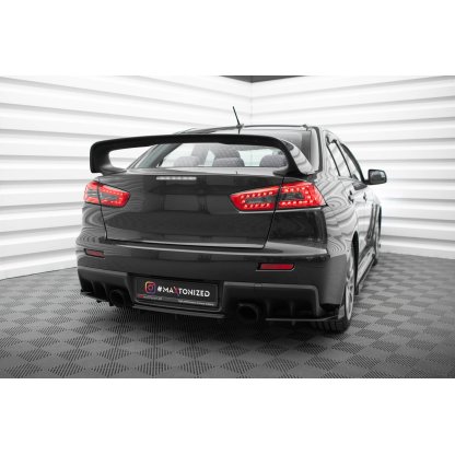 Maxton Design křidélka bočních difuzorů zad. nárazníku pro Mitsubishi Lancer Evo Mk10, plast ABS bez povrchové úpravy