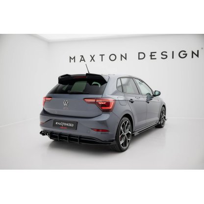 Maxton Design křidélka bočních difuzorů zad. nárazníku pro Volkswagen Polo GTI Mk6 Facelift, plast ABS bez povrchové úpravy