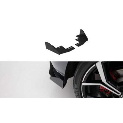 Maxton Design křidélka bočních difuzorů zad. nárazníku pro Volkswagen Polo GTI Mk6 Facelift, plast ABS bez povrchové úpravy