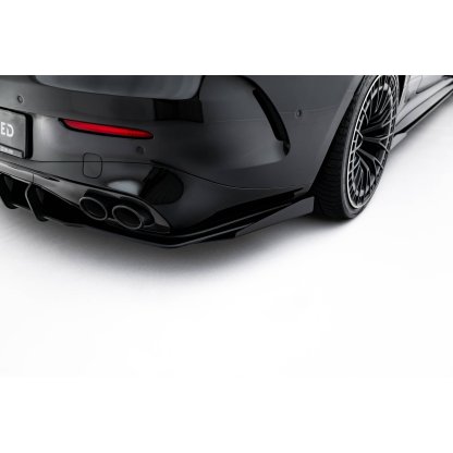 Maxton Design křidélka bočních difuzorů zadního nárazníku pro Mercedes CLE C236 53 AMG, plast ABS bez povrchové úpravy