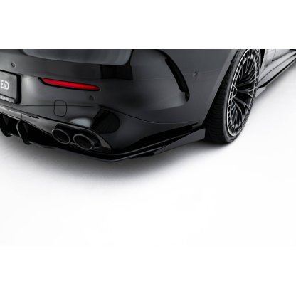 Maxton Design křidélka bočních difuzorů zadního nárazníku pro Mercedes CLE C236 53 AMG, plast ABS bez povrchové úpravy