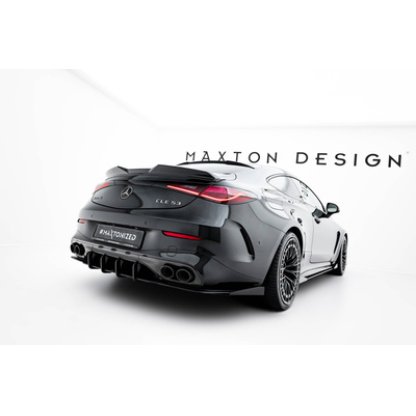 Maxton Design křidélka bočních difuzorů zadního nárazníku pro Mercedes CLE C236 53 AMG, plast ABS bez povrchové úpravy