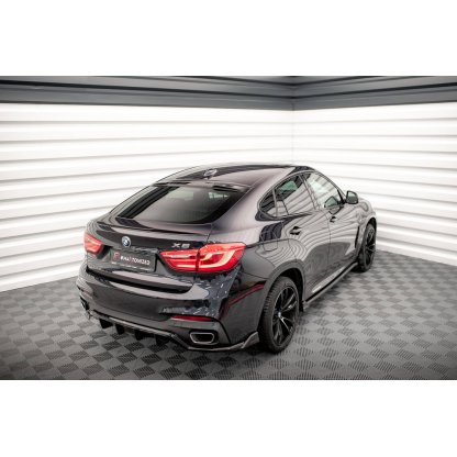 Maxton Design patka na zadní okno pro BMW X6 F16, černý lesklý plast ABS, M-Pack