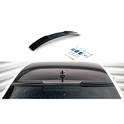 Maxton Design patka na zadní okno pro Škoda Octavia Mk4, černý lesklý plast ABS