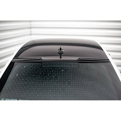 Maxton Design patka na zadní okno pro Škoda Octavia Mk4, černý lesklý plast ABS