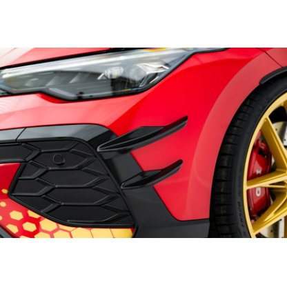 Maxton Design přítlačná křidélka předního nárazníku pro Volkswagen Golf GTI Mk8 Facelift, plast ABS bez povrchové úpravy, Clubsport