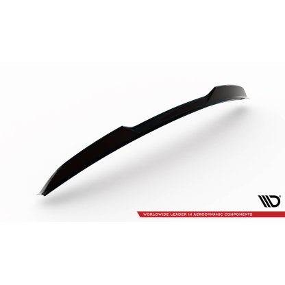 Maxton Design prodloužení spoileru 3d pro Alfa Romeo Giulia Qaudrifoglio, černý lesklý plast ABS
