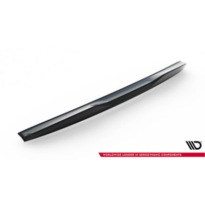 Maxton Design prodloužení spoileru 3d pro Audi S5 F5 FL, černý lesklý plast ABS, Sportback