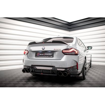 Maxton Design prodloužení spoileru 3d pro BMW řada 2 G42 M240i, G42 M-Pack, G42 Standard, černý lesklý plast ABS, Coupe