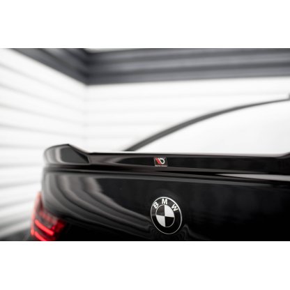 Maxton Design prodloužení spoileru 3d pro BMW řada 4 F36, černý lesklý plast ABS, vč. M-Pack