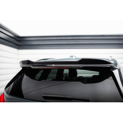 Maxton Design prodloužení spoileru 3d pro BMW X1 U11 M-Pack, černý lesklý plast ABS