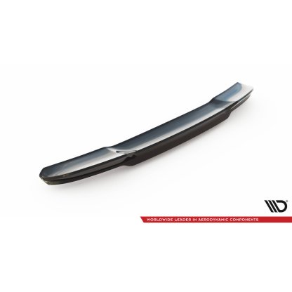Maxton Design prodloužení spoileru 3d pro BMW X1 U11 M-Pack, černý lesklý plast ABS