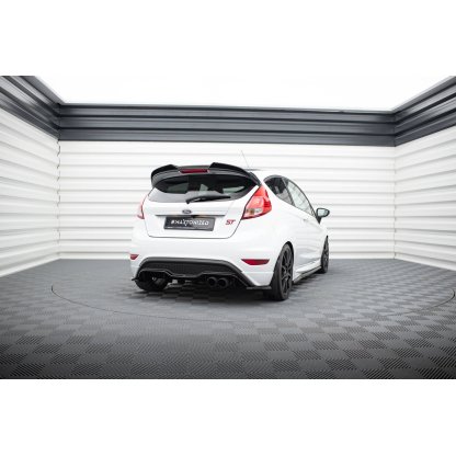 Maxton Design prodloužení spoileru 3d pro Ford Fiesta ST Mk7 Facelift, černý lesklý plast ABS