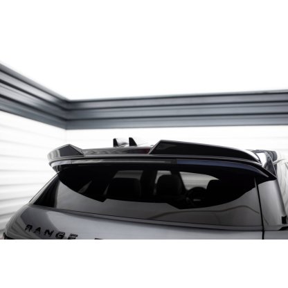 Maxton Design prodloužení spoileru 3d pro Land rover Range Rover Evoque Mk1 Facelift, černý lesklý plast ABS, HSE Dynamic