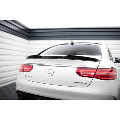 Maxton Design prodloužení spoileru 3d pro Mercedes GLE Coupe C292 AMG 43, Coupe C292 AMG-Line, černý lesklý plast ABS