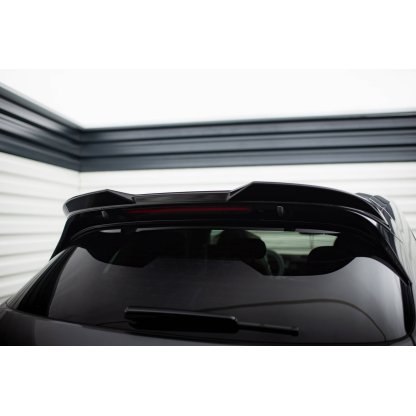 Maxton Design prodloužení spoileru 3d pro Porsche Cayenne Mk3 Facelift, černý lesklý plast ABS, SUV - S/ E-Hybrid/ S E-Hybrid
