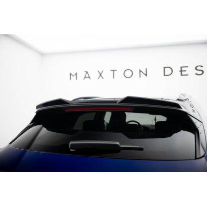 Maxton Design prodloužení spoileru 3d pro Porsche Taycan 4S, černý lesklý plast ABS, Cross Turismo