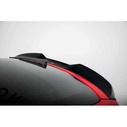 Maxton Design prodloužení spoileru 3d pro Škoda Enyaq iV RS Mk1, černý lesklý plast ABS