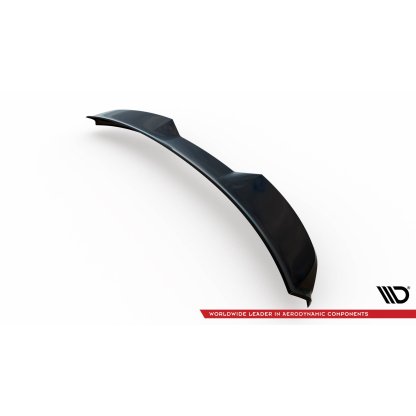 Maxton Design prodloužení spoileru 3d pro Škoda Enyaq iV RS Mk1, černý lesklý plast ABS