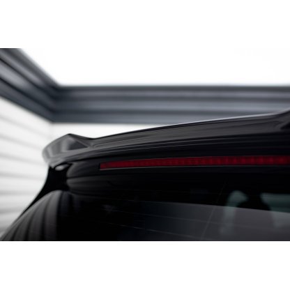 Maxton Design prodloužení spoileru 3d pro Volkswagen Golf R-Line Mk7, Mk7 Facelift, černý lesklý plast ABS