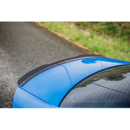 Maxton Design prodloužení spoileru pro Audi A4 B8, černý lesklý plast ABS