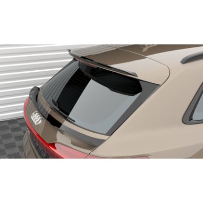 Maxton Design prodloužení spoileru pro Audi E-Tron S-Line, černý lesklý plast ABS