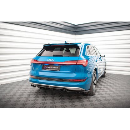 Maxton Design prodloužení spoileru pro Audi E-Tron Standard, černý lesklý plast ABS