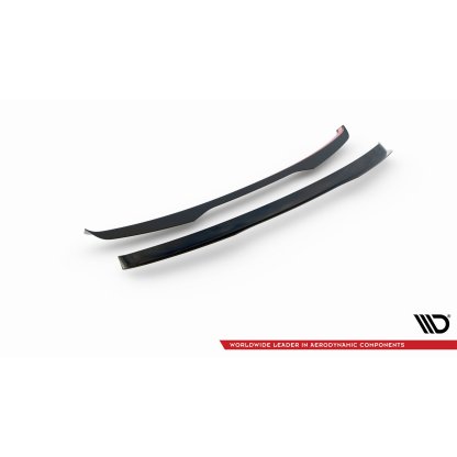 Maxton Design prodloužení spoileru pro Audi RS6 C6, černý lesklý plast ABS, Avant, r.v. 2007-2010