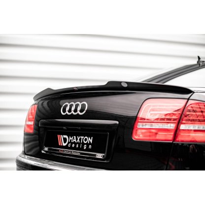 Maxton Design prodloužení spoileru pro Audi S8 D3, černý lesklý plast ABS