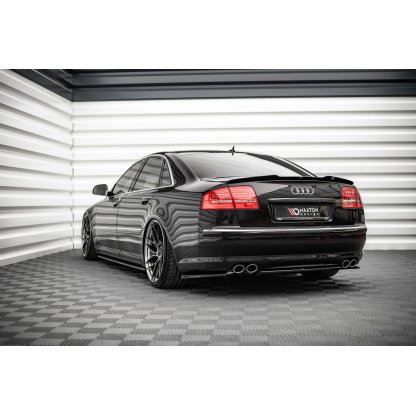 Maxton Design prodloužení spoileru pro Audi S8 D3, černý lesklý plast ABS