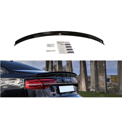 Maxton Design prodloužení spoileru pro Audi S8 D4, carbon-Look, Facelift
