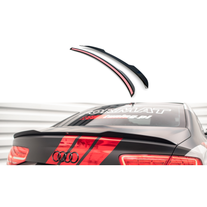 Maxton Design prodloužení spoileru pro Audi S8 D4, plast ABS bez povrchové úpravy, S-line