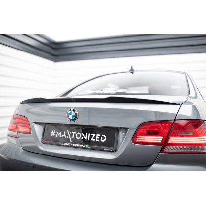 Maxton Design prodloužení spoileru pro BMW řada 3 E92, černý lesklý plast ABS
