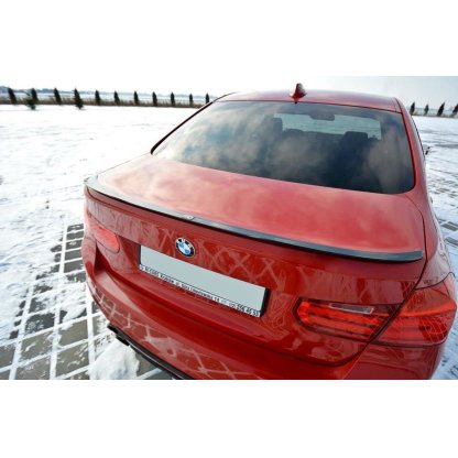 Maxton Design prodloužení spoileru pro BMW řada 3 F30, černý lesklý plast ABS